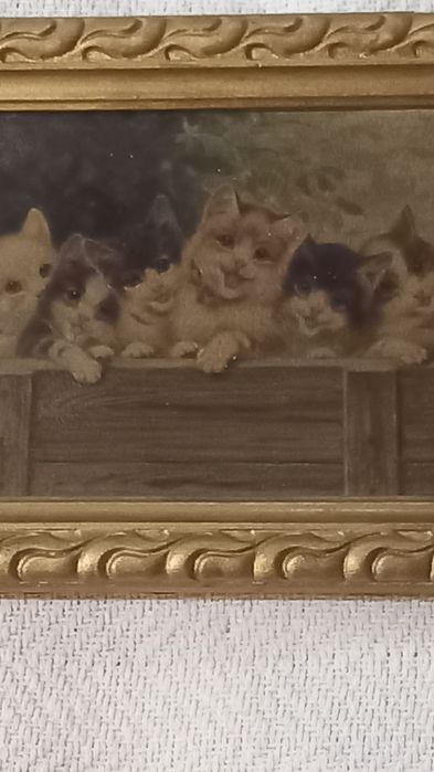 Vand 2 tablouri vechi înrămate superbe