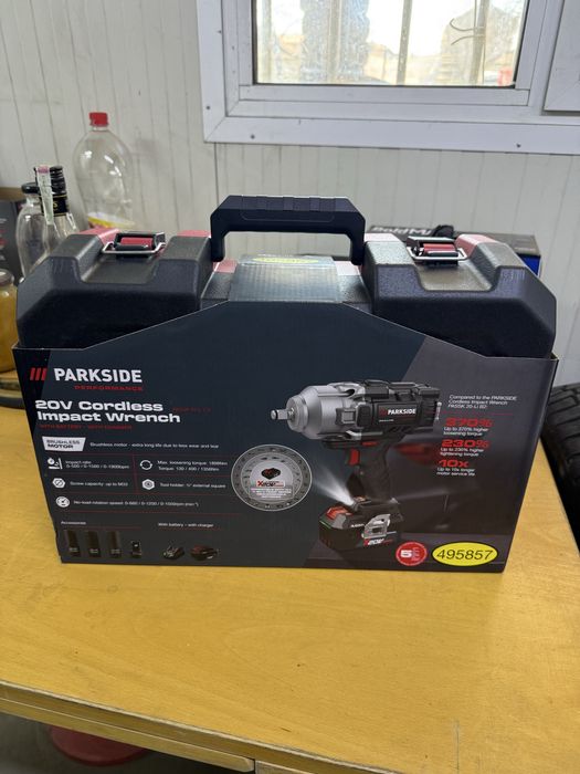 Гайковерт parkside черна серия