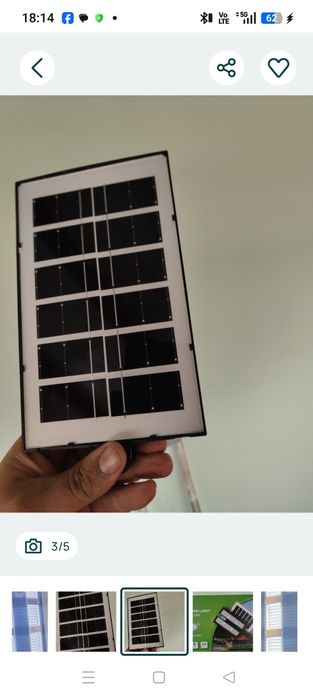LĂMPI SOLARE EXTERIOR – 3 Modele Diferite (Preț pe Bucată)Vând lămpi solare noi, de generație nouă, ideale pentru curte, grădină sau garaj