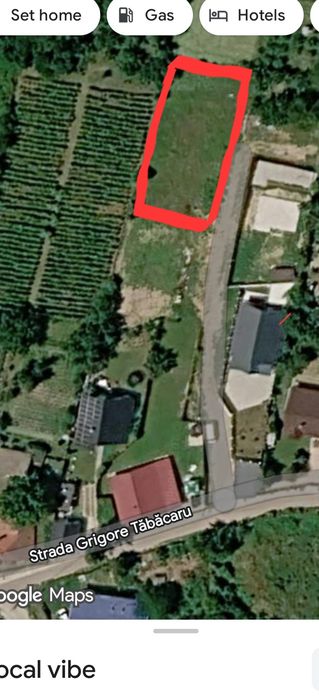 Teren 780 mp Hemeiuș, Str. Grigore Tăbăcaru, deschidere 39 m, utilități