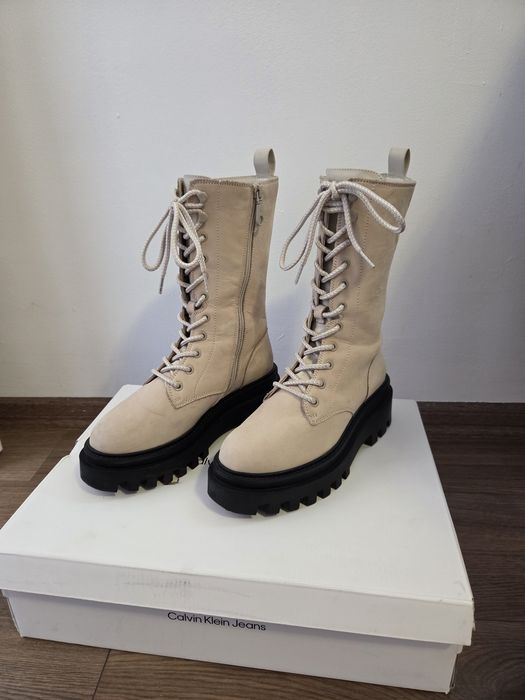 Боти Calvin Klein Jeans Flatform Lace Up Boot MG NB