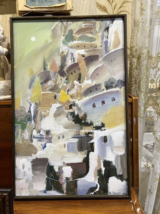 Максим Воронов дорога « Горный аул» темпера