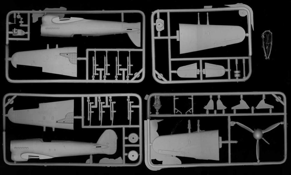 Сборная модель самолета Хо́кер Тайфун (1/48 Monogram)