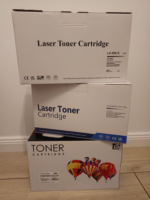 De vânzare 3 cartușe toner noi – Canon / HP CF259X / CRG-057H