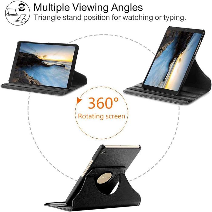 Husa rotativa Samsung Galaxy Tab A 10.1 (2019) T510 T515 + stylus