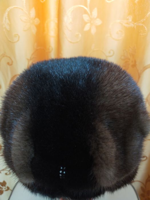 Шуба норковая, шапка