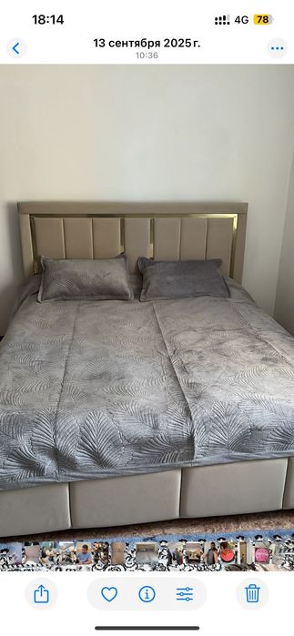 Двухспальная кровать за 150000 тг