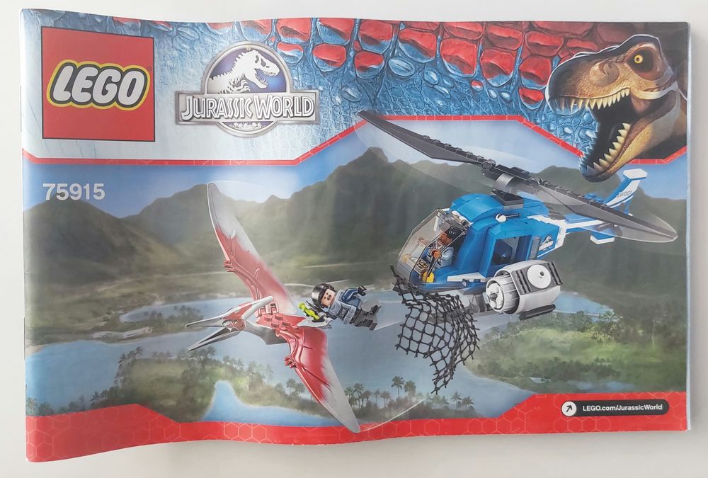 LEGO Jurassic World 75915 Pteranodon Capture – с кутия и инструкции