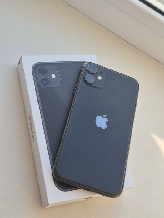 iPhone 11 64GB — хорошее состояние, акб 72%