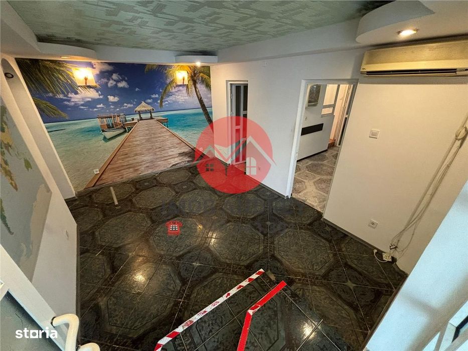 Spatiu ultracentral parter 57 mp, 3 camere, vad excelent