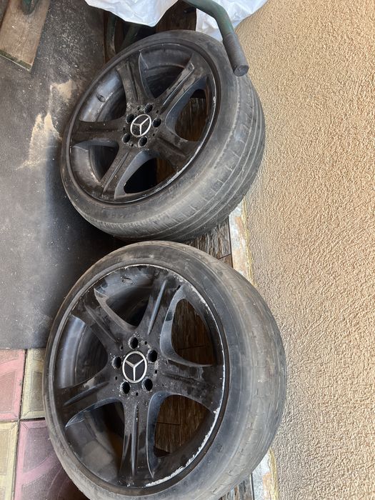 Jante mercedes pe 18+ cauciuc