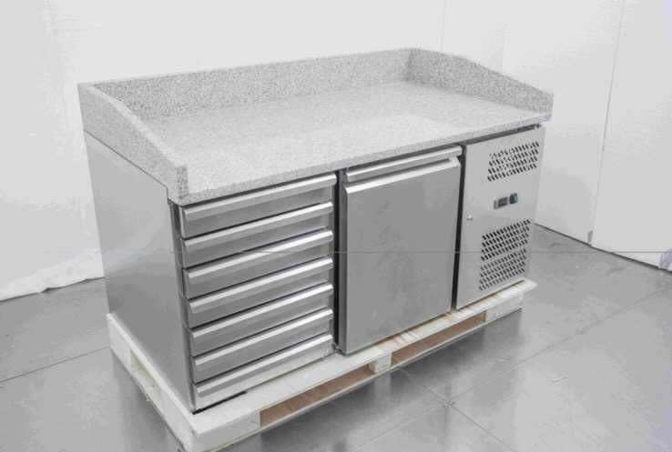 Хладилник за пица с 1 вратА 7 чекмеджета р:1515X800X1000mm 190Л +2/+8