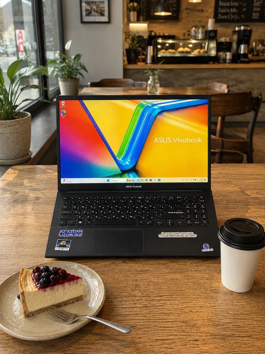 Офисный ноутбук ASUS Vivobook Go 15 / Ryzen 5 7520U / SSD 512 GB