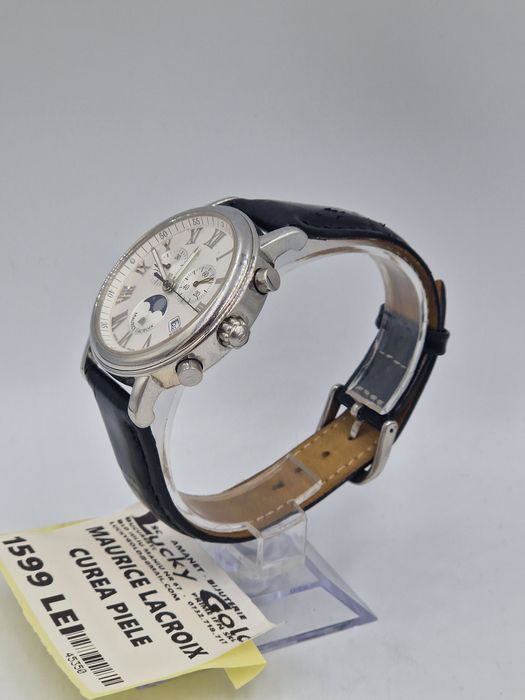 Ceas Maurice Lecroix Curea Piele Garantie #45350