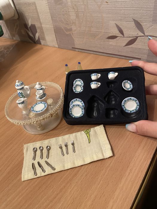 Посуда для барби 1:12