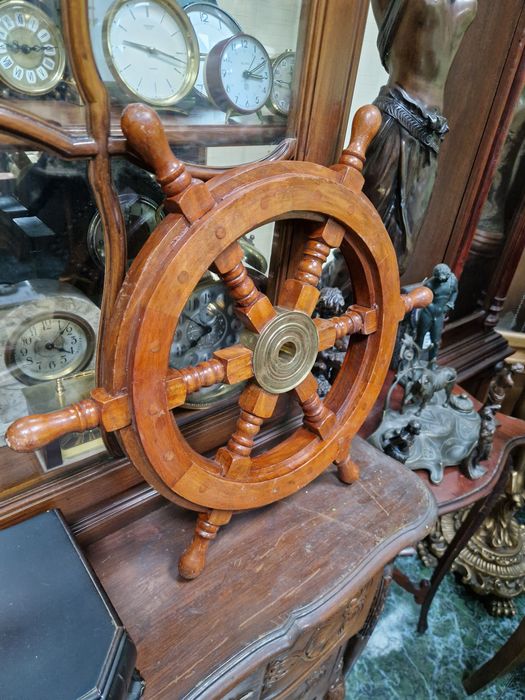 Чудесен антикварен английски дървен рул