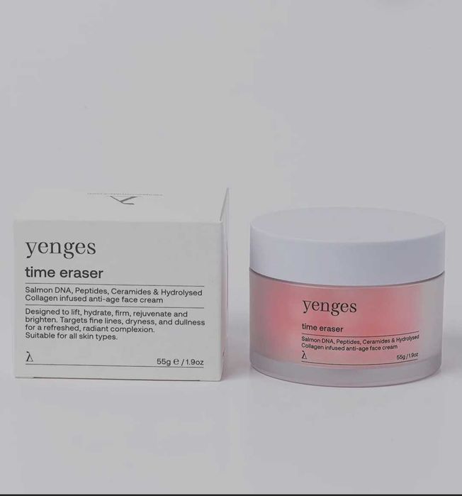 Крем за лице Yenges + подарък колагенова маска