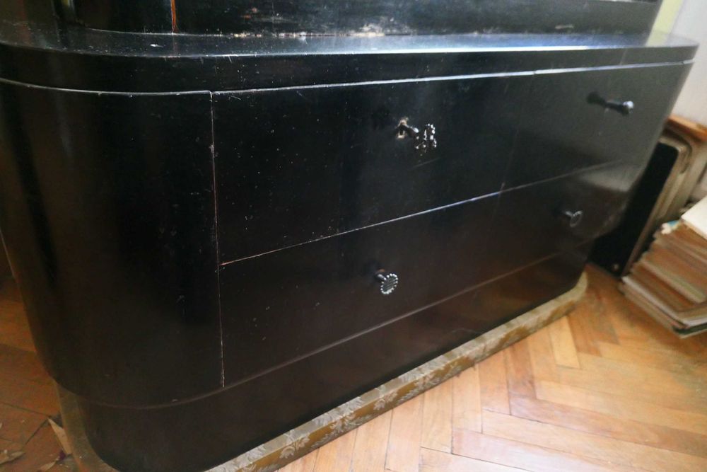 Vitrina Fabrica de Mobila Thoner Radauti ART DECO 170 120/ 50cm