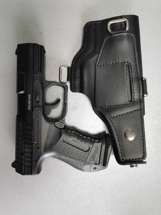 Walther P99 DAO CO2 Upgraded  4.13 J, nou + husa originala din piele