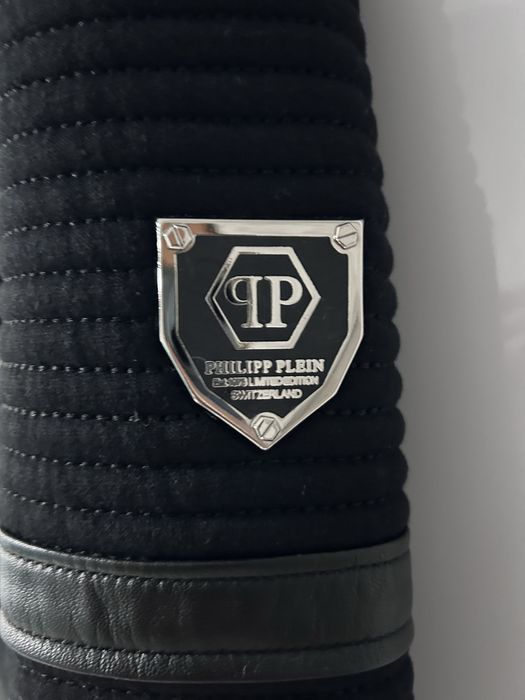 Geacă Philipp Plein Originală din Piele Naturală – Limited Edition – Made in Italy – Mărimea S – Nouă