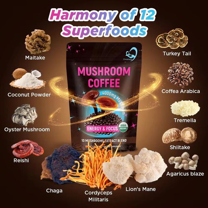 Mushroom coffee, cafea din ciuperci