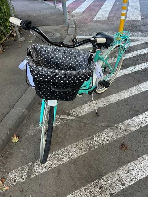 Bicicleta Kands - Dama - 3 viteze - Verde menta - Cos si far cu led