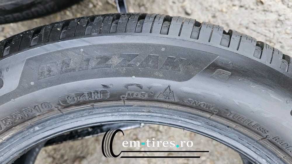 SET 2 Anvelope Iarna 205/55 R16 BRIDGESTONE Blizzak 6 94H