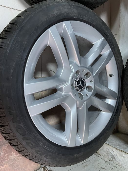 jante originale mercedes r20 gle w166 echipate iarna pirelli ca noi