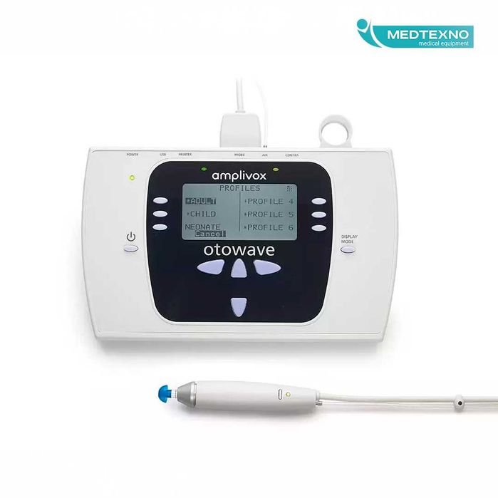 Тимпанометр / Импедансометр Amplivox Otowave. Портативный скрининг