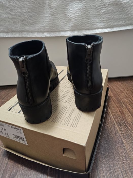 Дамски боти естествена кожа Bata