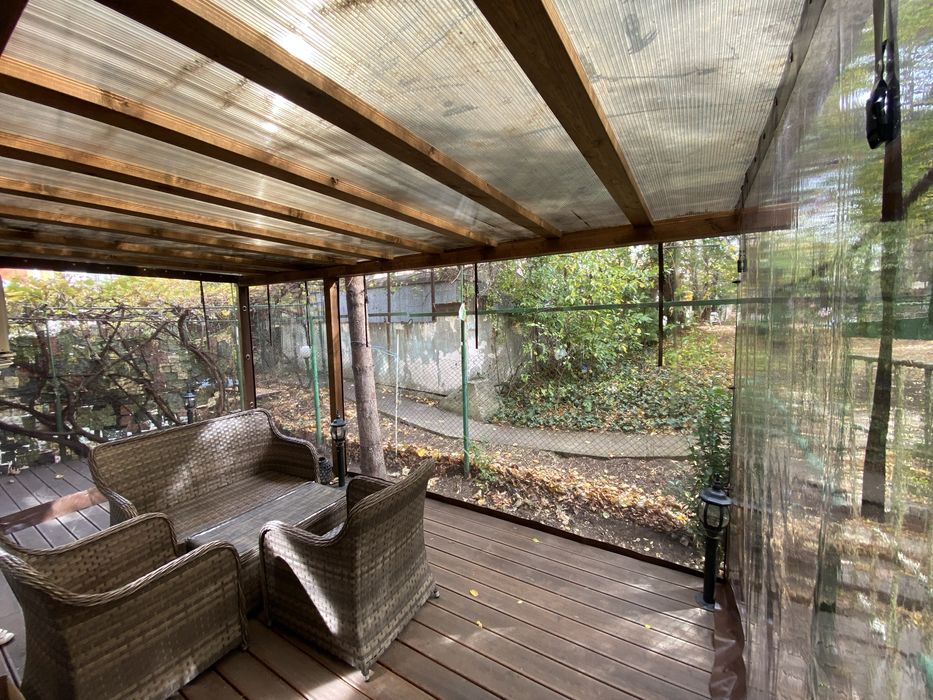 Ветроупорни завеси кристал винил PVC тенти сенници брезент найлон