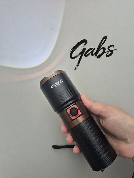 Мощен LASER LED фенер COBA CB-X53 ,2000м в пластмасова кутия