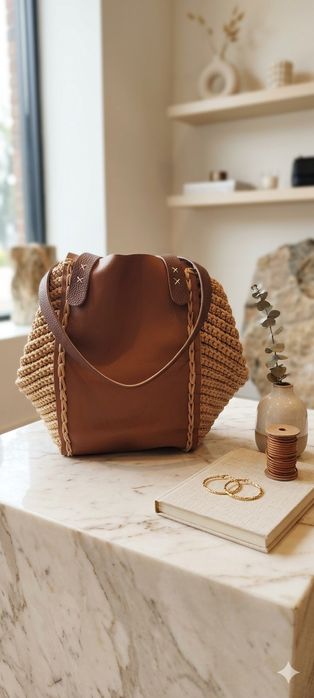 Сумка вязанная ручная работа