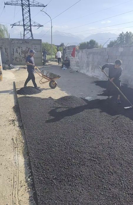 Укладка Асфальта-Брусчатки