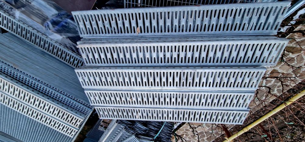 Rigole/tablă/grătar zincat 230 mm latime