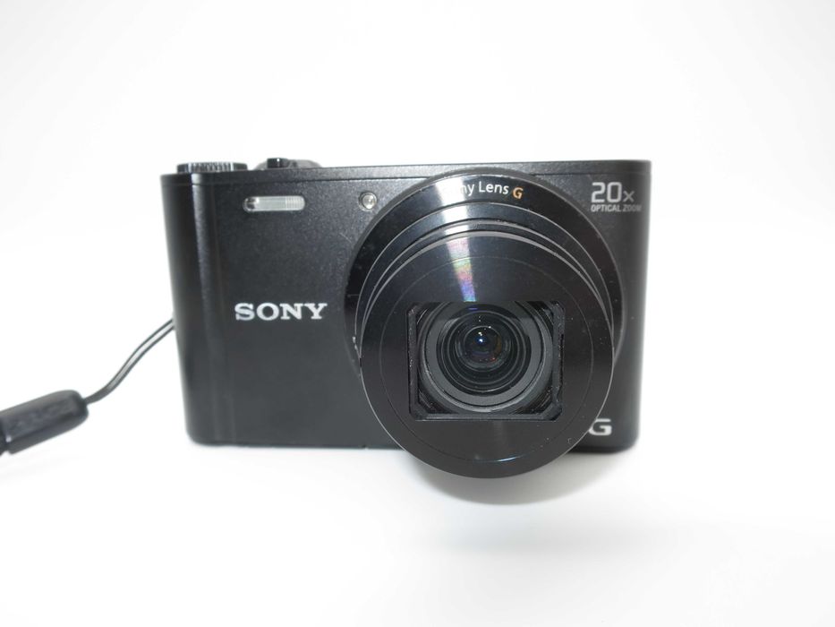 Sony Cyber-shot DSC WX300 ултра компактен цифров фотоапарат, дигитална камера с 20х оптичен зум, 18MP, Wi-fi, Ful HD, пълен комплект - работи отлично!