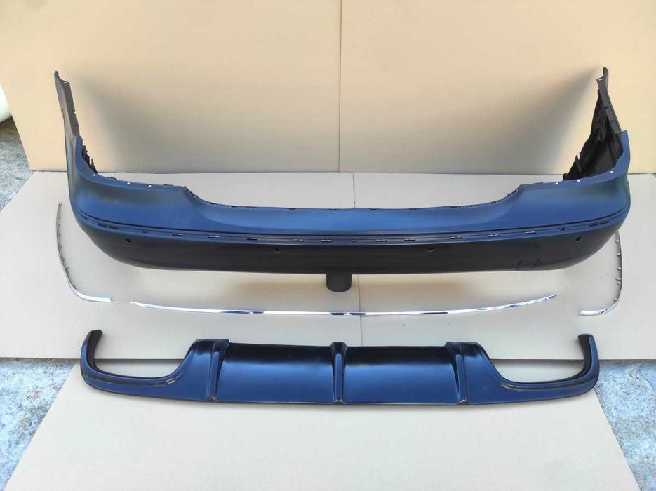 Задна тунинг броня AMG за Mercedes W211 Е клас тип АМГ + Дифузьор