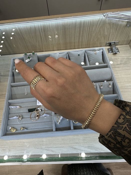 Браслет, кольцо, серьги, ожерелье Clash