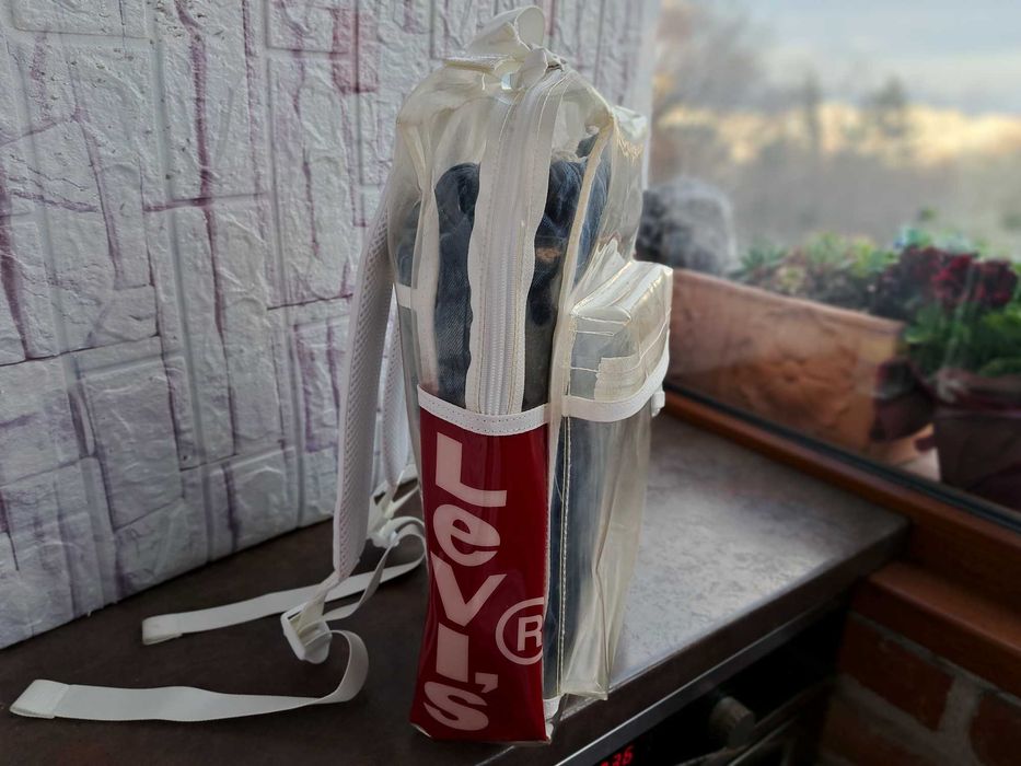 прозрачна ПВС раница Levi's
