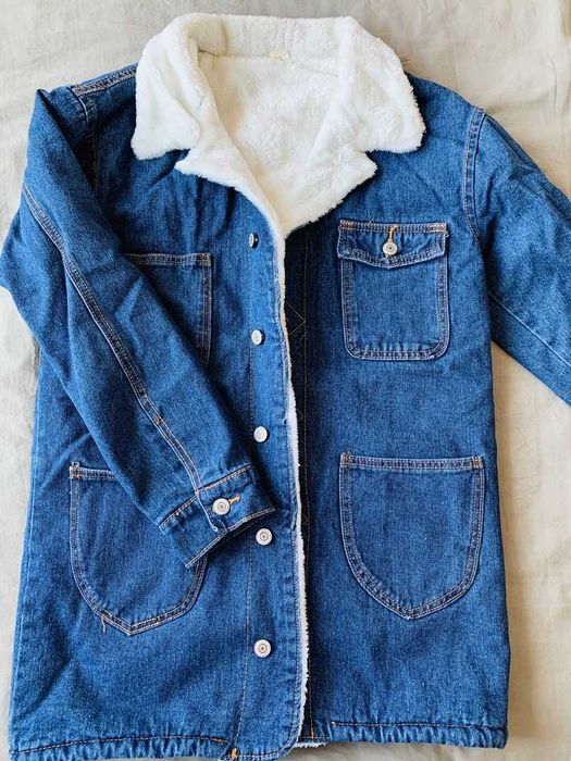 Пальто джинсовая куртка