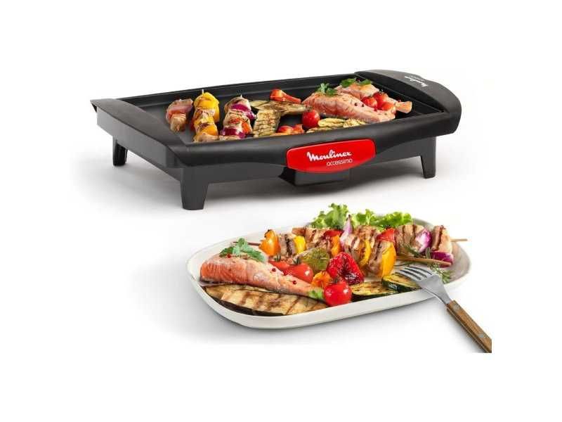 Електрическа Грил Плоча за Скара Барбекю Moulinex Accessimo CB560811 1800W