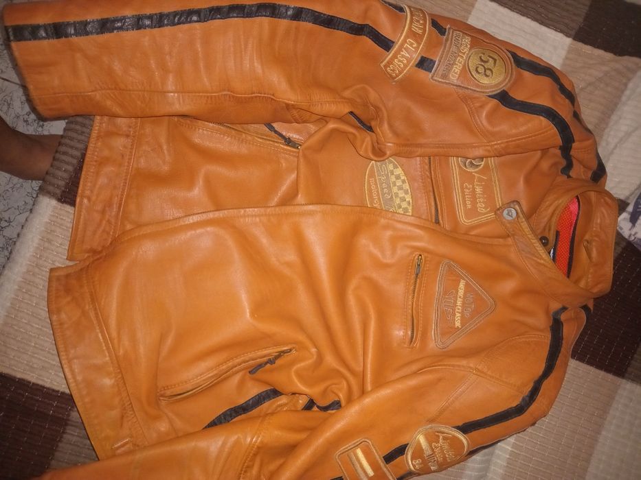 Мото куртка кожа хавкмото