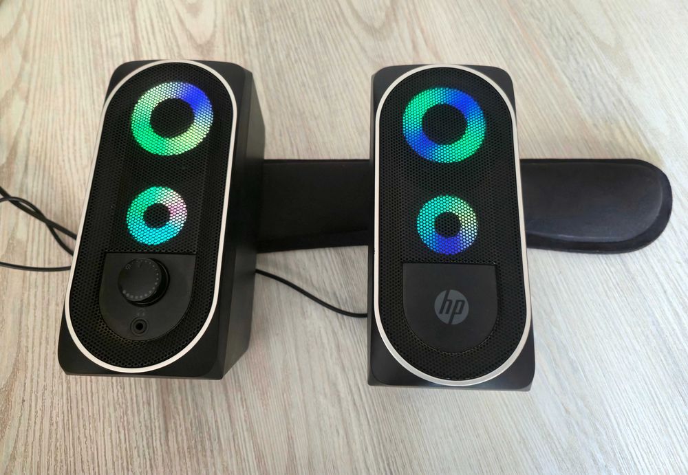 Музыкальные колонки для ПК hp DHE-6001 Multimedia Speaker LED RGB, Б/У