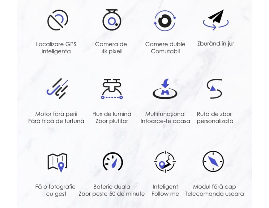 Дрон HouDeOS 5G GPS, 4K HD