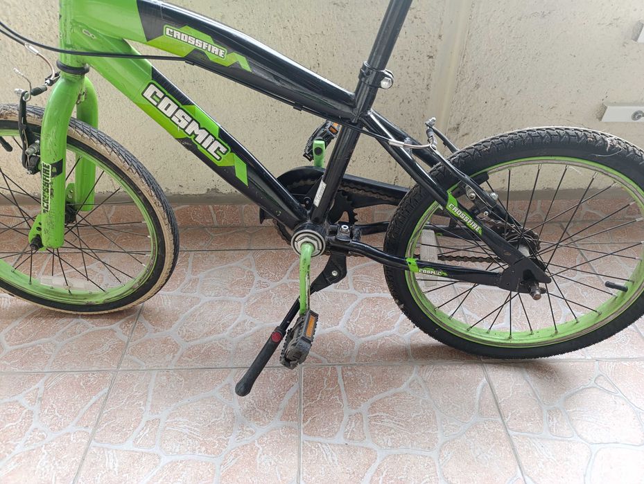 Колело, детско, зелено, 14 инча