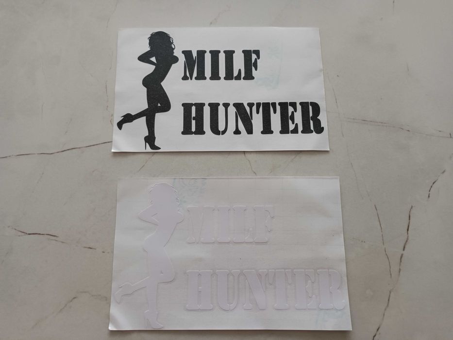 Стикер Milf Hunter, лепенка MilfHunter, Sticker