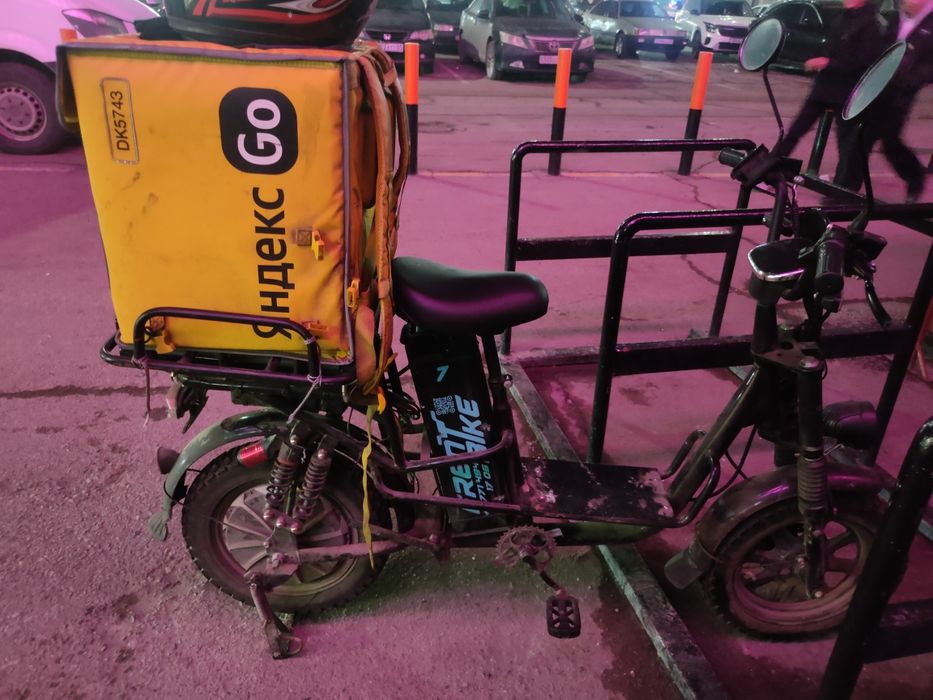 Электровелосипед с 2 АКБ 60в 28а