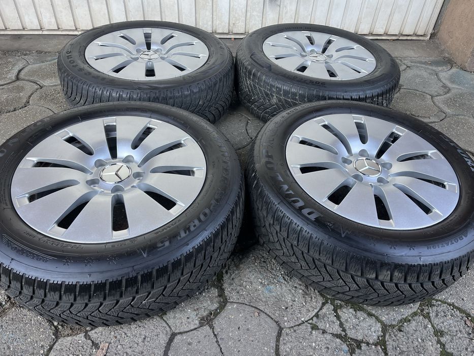 Jante aliaj 5x112mm, anvelope 205/60 R16, Mercedes, Audi VW Skoda Seat