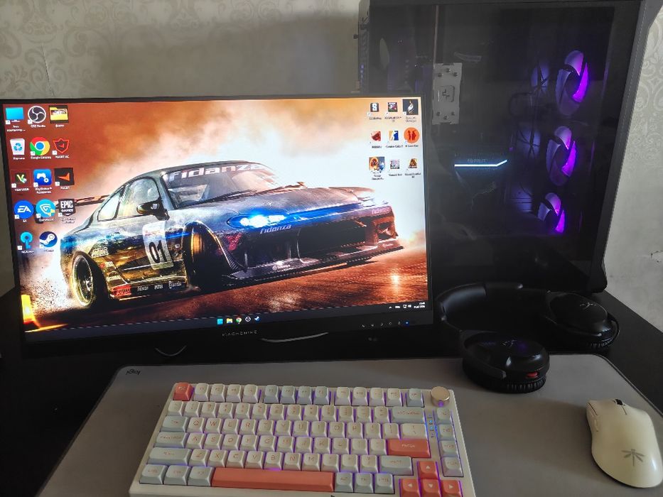Мощный игровой ПК: Ryzen 5 5600 / RTX 4060Ti / 32GB / Монитор 240 Гц