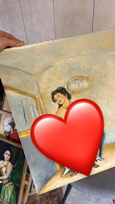 Vand tablouri picturi speciale pictate in ulei detalii in privat